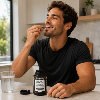 Betteralt Shilajit: Siéntete Activo, Fuerte y Enfocado.